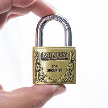 

40mm Top Security Solid Lock Door Gate Anti-Theft Heavy Duty Lock with 3 keys Accessories Hardened Zinc Alloy Keyed Padlock