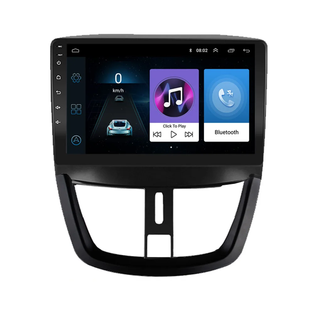 Для Peugeot 207 207CC 2007 2013 Android 2 Din автомобильный стерео WIFI GPS навигация мультимедийный
