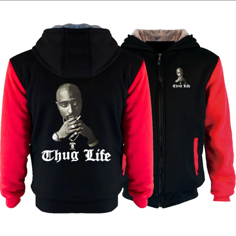 Европейский и американский стиль рок-н rap новая Parker с капюшоном, модная, повседневная, Спортивная, с бархатным подкладом, куртка с капюшоном