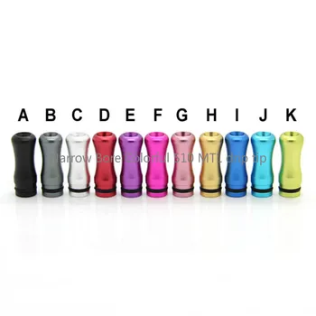 

Vapefly Galaxies MTL/OBS Engine MTL/Eleaf GS Air 2 Tank drip tip Aluminum narrow bore colorful 510 MTL drip tip Replacement