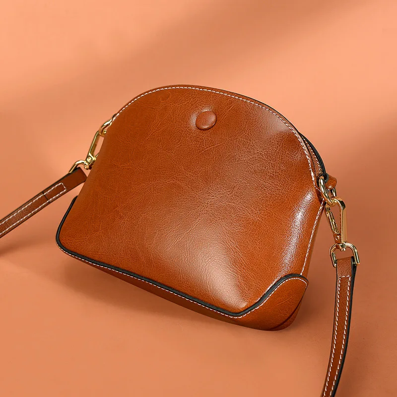 

Bag Women's Season New Style INS Hot Selling Korean-style Shoulder Bag Mini Shoulder Shell Bag WOMEN'S Leather Bags