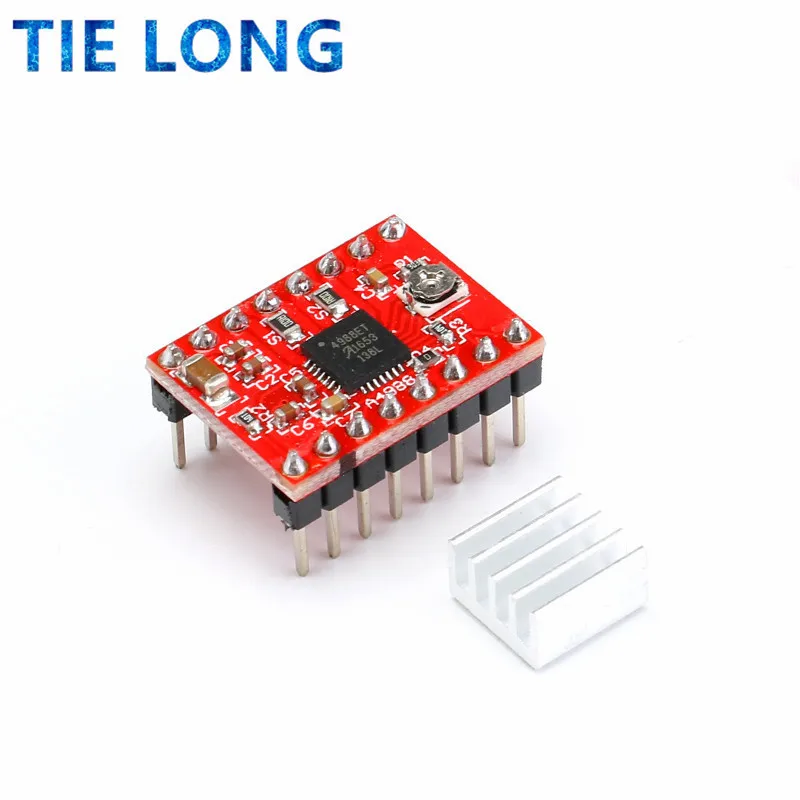 Запчасти для 3D-принтера TIELONG CNC Reprap pololu A4988 модуль драйвера шагового двигателя с
