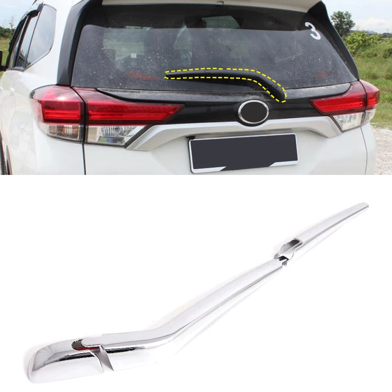 

For Toyota Rush Daihatsu Terios F800 F850 2018 2019 Car Styling Chrome Rear Window Wiper Cover Trim ABS