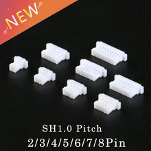 50 шт. шаг SH1.0 мм корпус разъема 1 0 JST 2/3/4/5/6/7/8/9/10 Pin