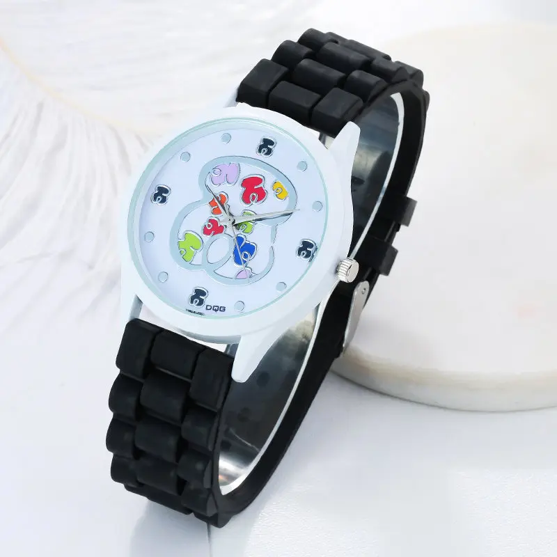 

Reloj mujer New Hot Luxury Brand jelly silicone Quartz Watch Bear Men Women Watches Fashion Casual Women Watch Chasy