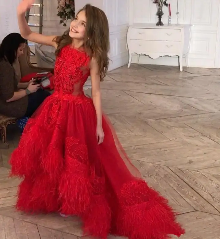 red-high-low-flower-girl-dresses-for-christmas-jewel-neck-lace-appliques-feather-girls-pageant-dress-custom-made-first-communion-gowns (1)