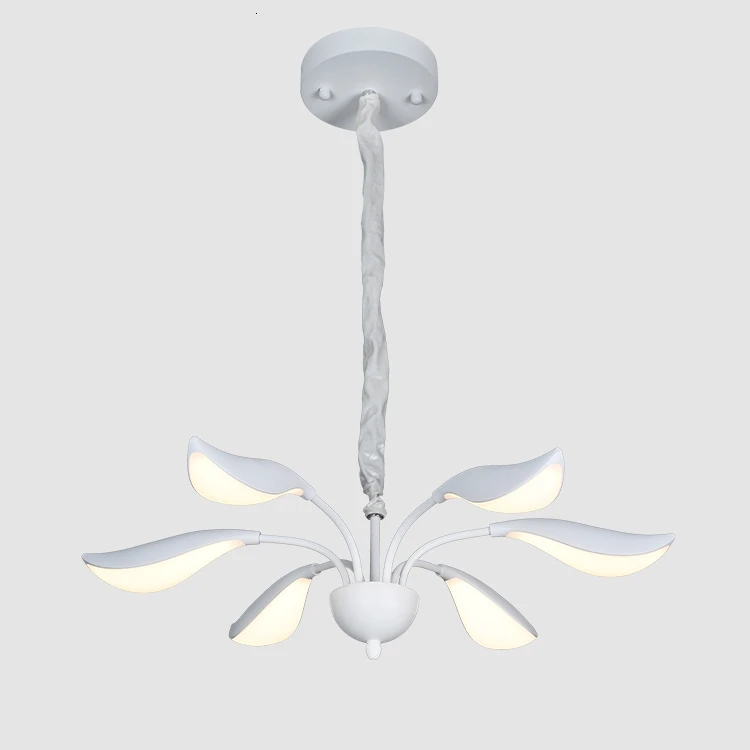 

6 8 50 Hot Malaysia Modern Pcs W French Cheap Chandelier Under Double Color Changing Led Plastic Simple Pendant Light