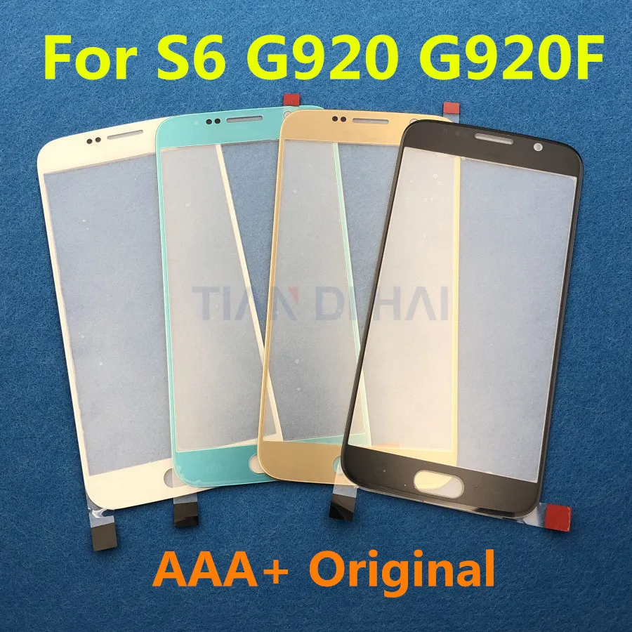 1 шт. AAA+ передний внешний стеклянный экран объектива для samsung Galaxy S7 G930 G930F S6 G920 G920F Замена сенсорного экрана