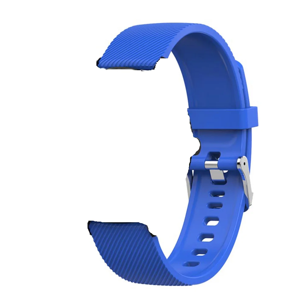LEMFO Смарт аксессуары для смарт-часов L9 ремешок анти-потеря замена стальной кожаный ремешок - Цвет: blue silicone