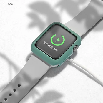 

Silicone case for apple watch series 5 4 3 2 1 colorful cover protector for iWatch 38mm 42mm 40mm 44mm Shockproof Protector case