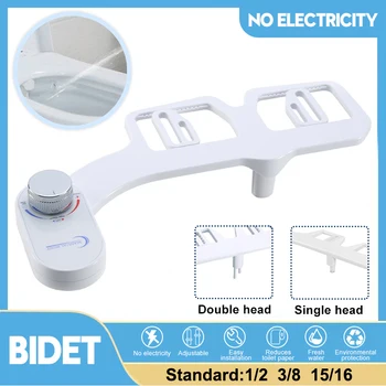 

Non-electric Toilet Seat Bidet Sprayer Bidet Attachment Fresh Water Spray Mechanical Shower Nozzle Save Toilet Paper