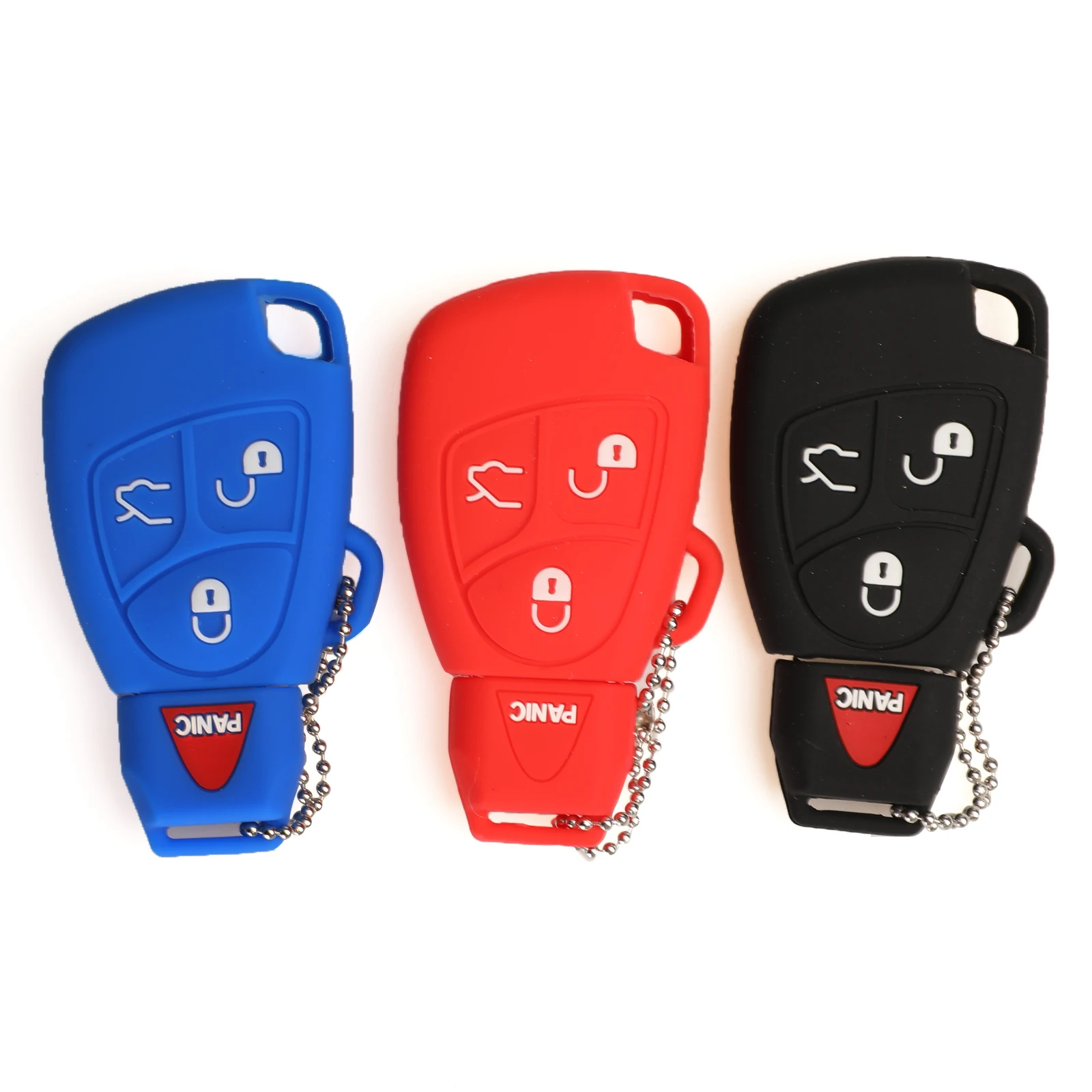 Keyforkess custodia in Silicone per Mercedes Benz B C E ML S CLK CL 3/4 pulsanti custodia in gomma per telecomando 8 Keyforkess custodia in Silicone per Mercedes Benz B C E ML S CLK CL 3/4 pulsanti custodia in gomma per telecomando - Hf398b8e86fb045ffab7719216cfd41bdR