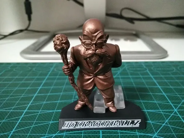 

Экшн-фигурка BANDAI Dragon Ball HG Gacha21 Bomb Master Roshi Статуэтка бронза, модель, украшение, игрушка