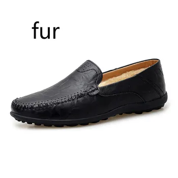 

Trend Winter Men's Casual Shoes Brand Set Foot Shoes Men's Handmade Men's Soft Driving Moccasin Comfortable Men's Casual Shoes