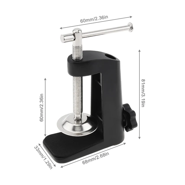 Universal Bracket Clamp Accessorie DIY Fixed Clip Fittings Screw Light Mounting Camera Holder for Microphone Desk Lamp Broadcast Bracket Clamp E 1