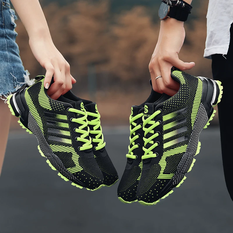Мужские кроссовки; легкие повседневные кроссовки Flyknit; удобные дышащие модные износостойкие кроссовки для тренировок; Прямая поставка; AODLEE