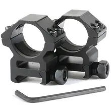 25,4 мм/1 дюймов кольцо для прицела среднего профиля 20 мм Пикатинни Вивер рейку ласточкин хвост рельс зажим прицел кронштейн два