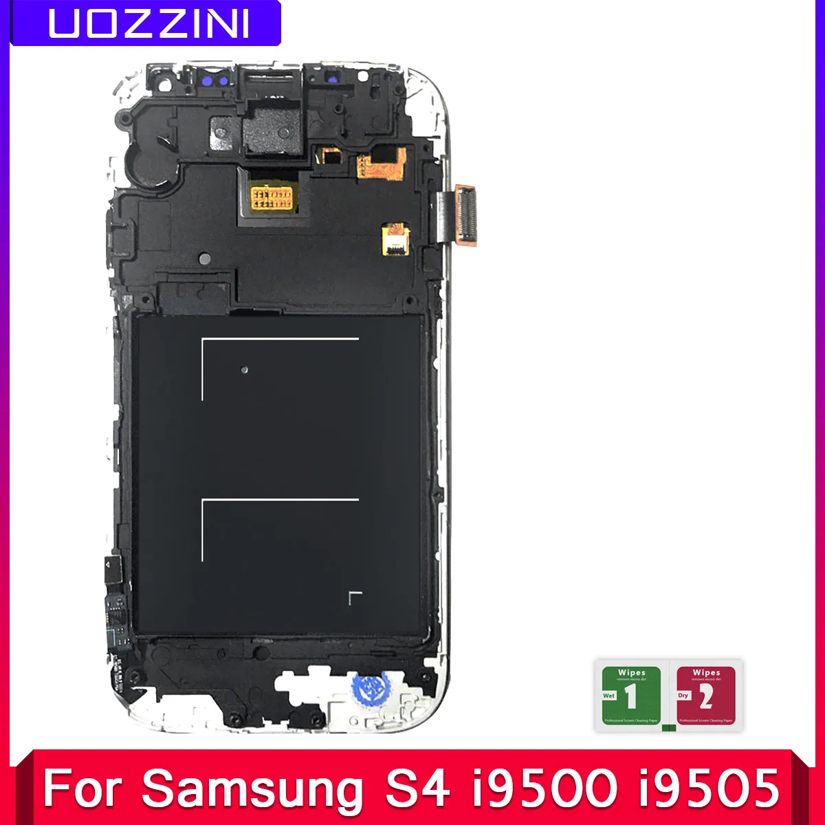 ЖК-дисплей с рамкой для SAMSUNG Galaxy S4 i9500 i9505 i9506 i9515 i337 сенсорный экран дигитайзер 5