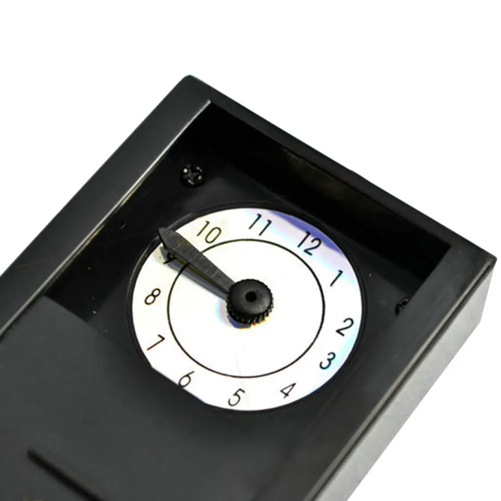 Черные часы для прогнозирования Творческий чудесное Опора стола подарок