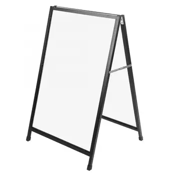 

Double Side Sidewalk A Frame Sign Massage Board Holder Poster Stand Display