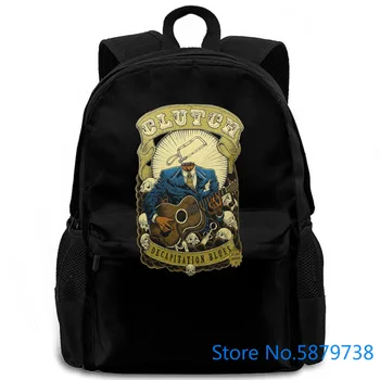 

Authentic CLUTCH Band Decapitation Blues Black M L NEW Straight women men backpack laptop travel school adult student