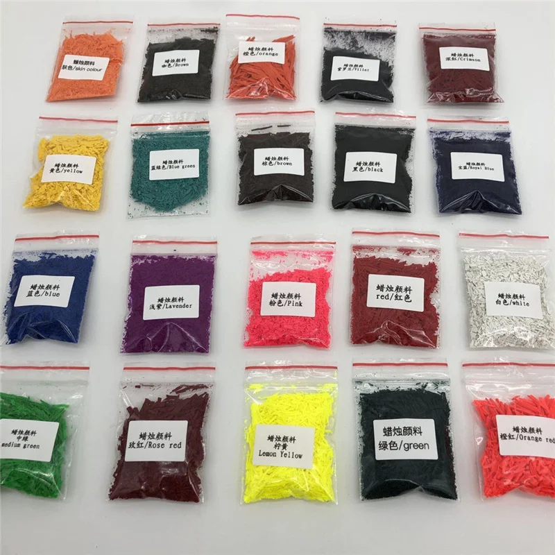 DIY Candle Dye Environmentally Friendly Colorant Non-toxic Soy Candle Wax Pigment Used To Make Holiday Party Scented Candles