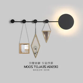 

New Postmodern simple creative wall light led bedroom bedside decoration Nordic designer living room corridor hotel wall lamps