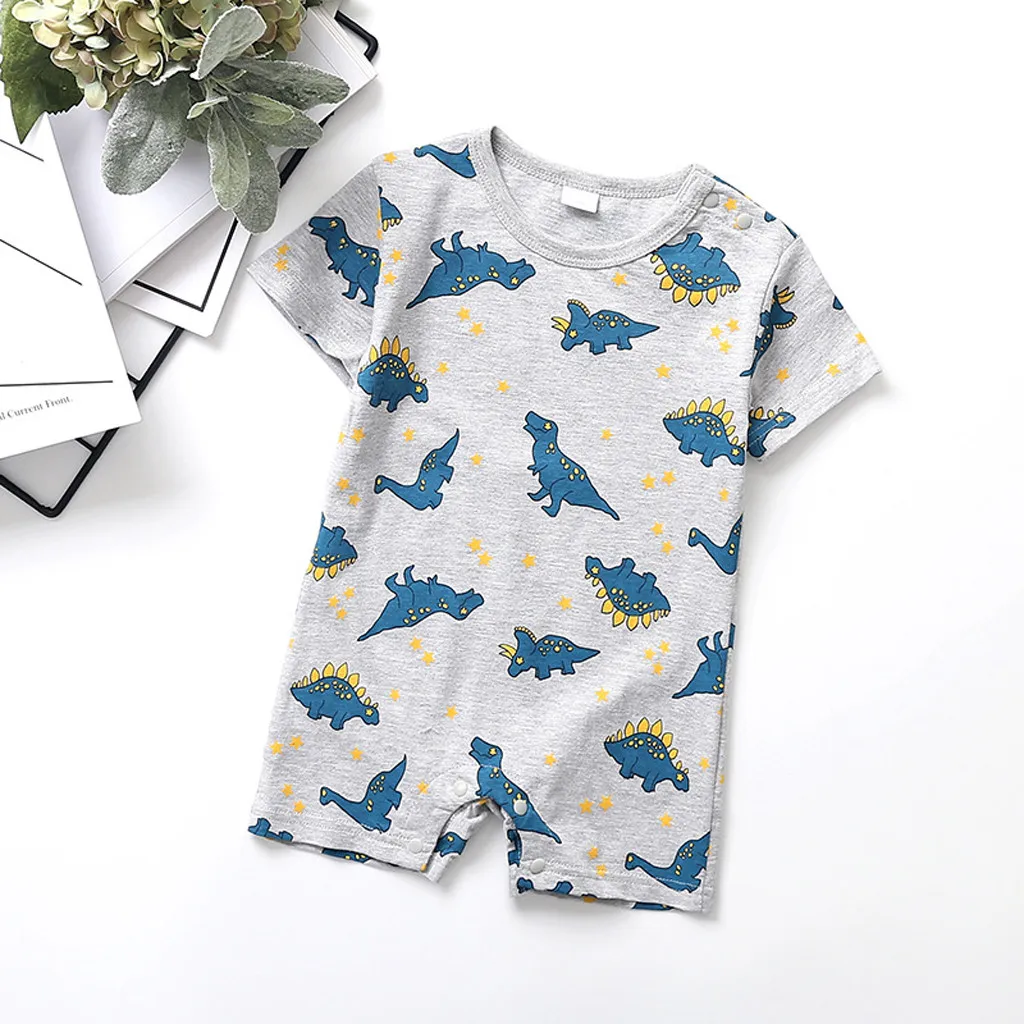new born baby clothes baby boy romper winter clothes costume romper onesie disfraz bebe halloween Cartoon Short Sleeve 0-12m Z4
