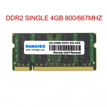 4GB DDR2 Memory SODIMM Laptop 2x4gb-Notebook 800mhz 667mhz 8GB for GL40 Gm45/Gs45/Pm45/..