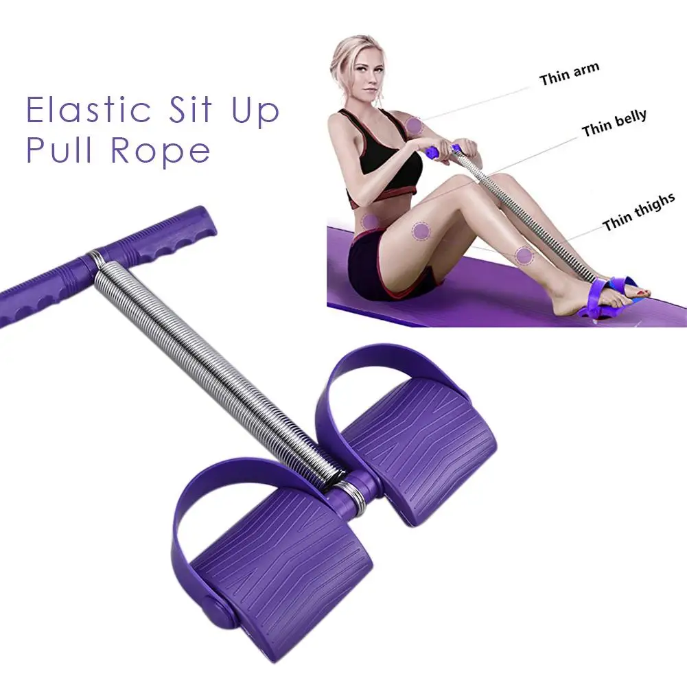 

Tummy Trimmer Abdominal exerciser Leg Arm trainer Elastic Sit Up Pull Rope Equipment Arm Waist Sport Fitness Stretching Slimming