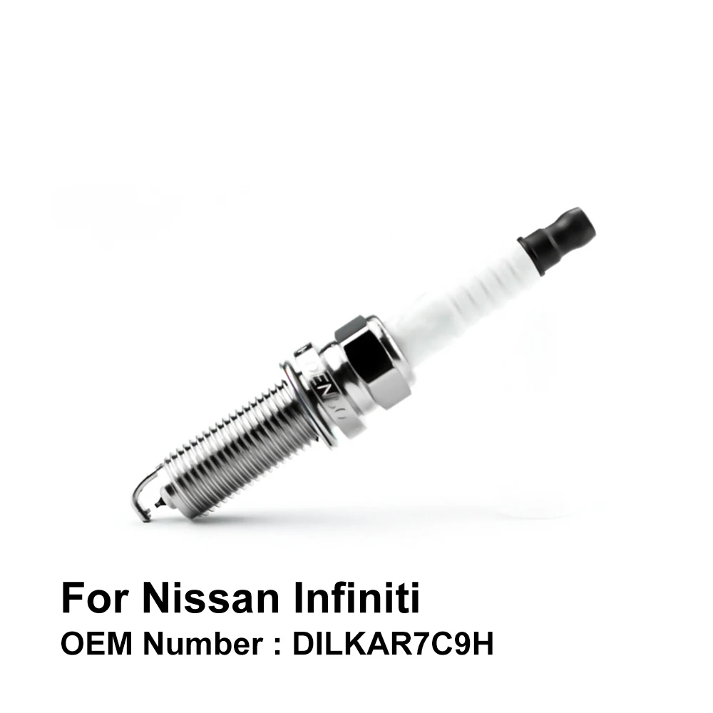 

Platinum Spark Plug for Nissan Juke Pathfinder Infiniti QX60 OE DILKAR7C9H ( Pack of 4 )