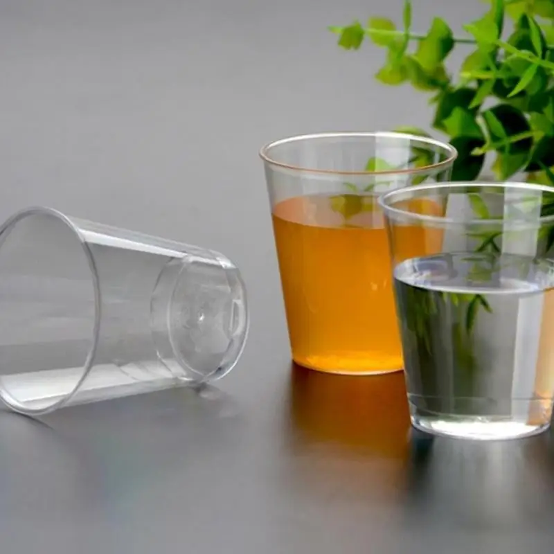 Eco-friendly Plastic Shot Glass birthday party supplies plastic cups plastic shot glasses 20pcs 30ml Disposable Shooter Cups