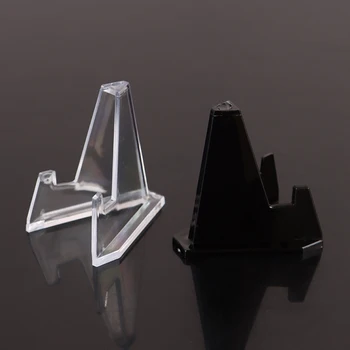 

10Pcs Acrylic Coin Display Stand Rack Coin Holder For Commemorative Collectible Challenge Military Coin Capsule Medal Holder