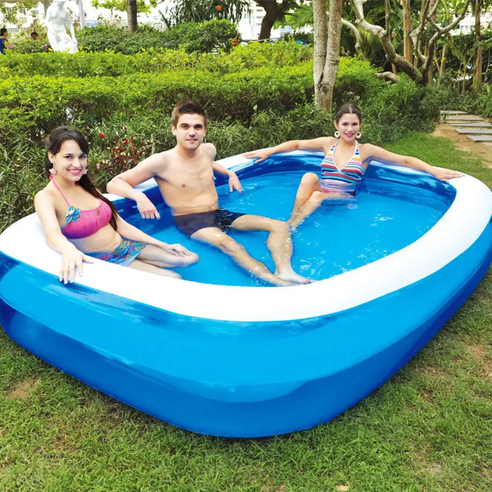 Large 3m Family Swimming Pool Garden Outdoor Summer Inflatable Kids Paddling 