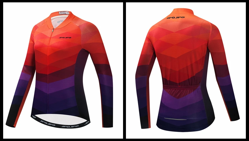 Autumn Women's Cycling Jersey Long Sleeve Mailloy Ciclismo Full Sleeve Bicycle Shirt Quick Dry Bike Jersey Tops Cycling Clothing