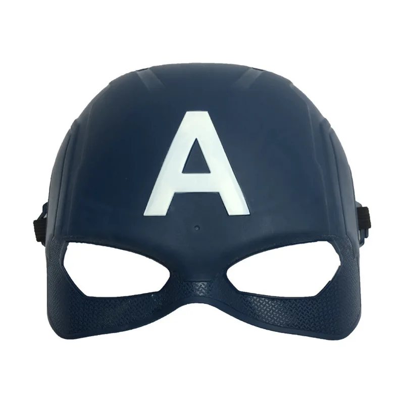 

20pcs/lot The Avengers Mask Captain America Steven Mask Halloween PVC Cosplay US Captain Mask Props