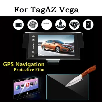 

For TagAZ Vega Accessories Car GPS Navigation Tempered Glass Screen Protector Steel Protective Film 7 8 inch