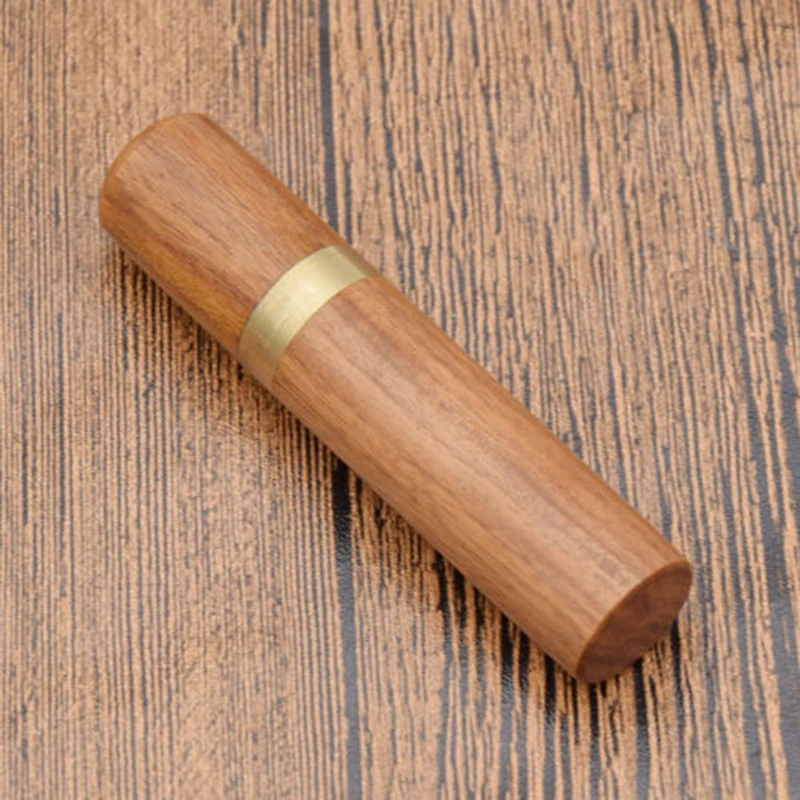 New Wooden Leather Craft Sewing Needles Case Box Hand Stitching Holder Container