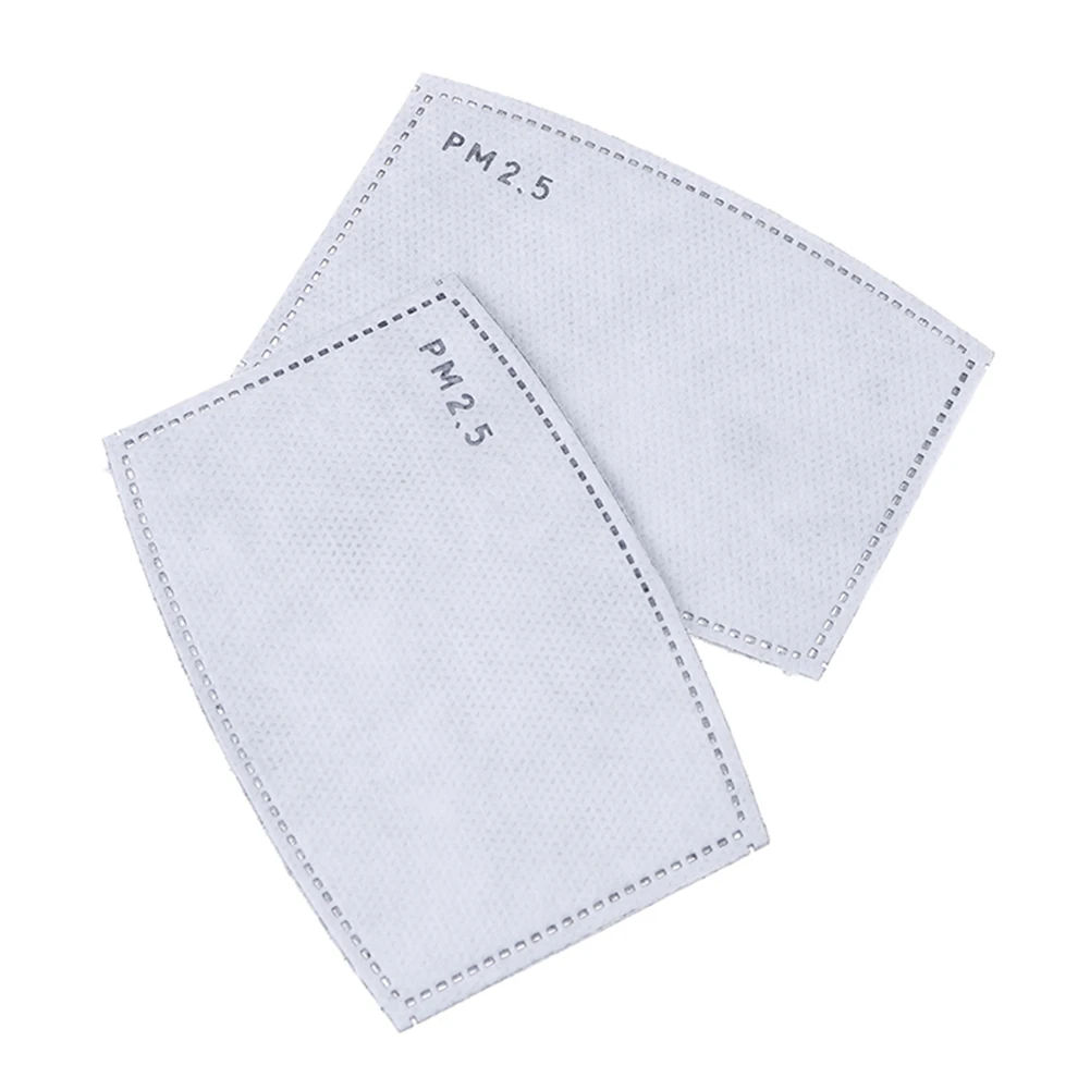 

20 Pcs 5 Layers Activated Carbon Filter Efficient Filtration Pm2.5 Antihaze Mouth Masks Face Mask Adult Mouth Nose Anti-Fog Mask
