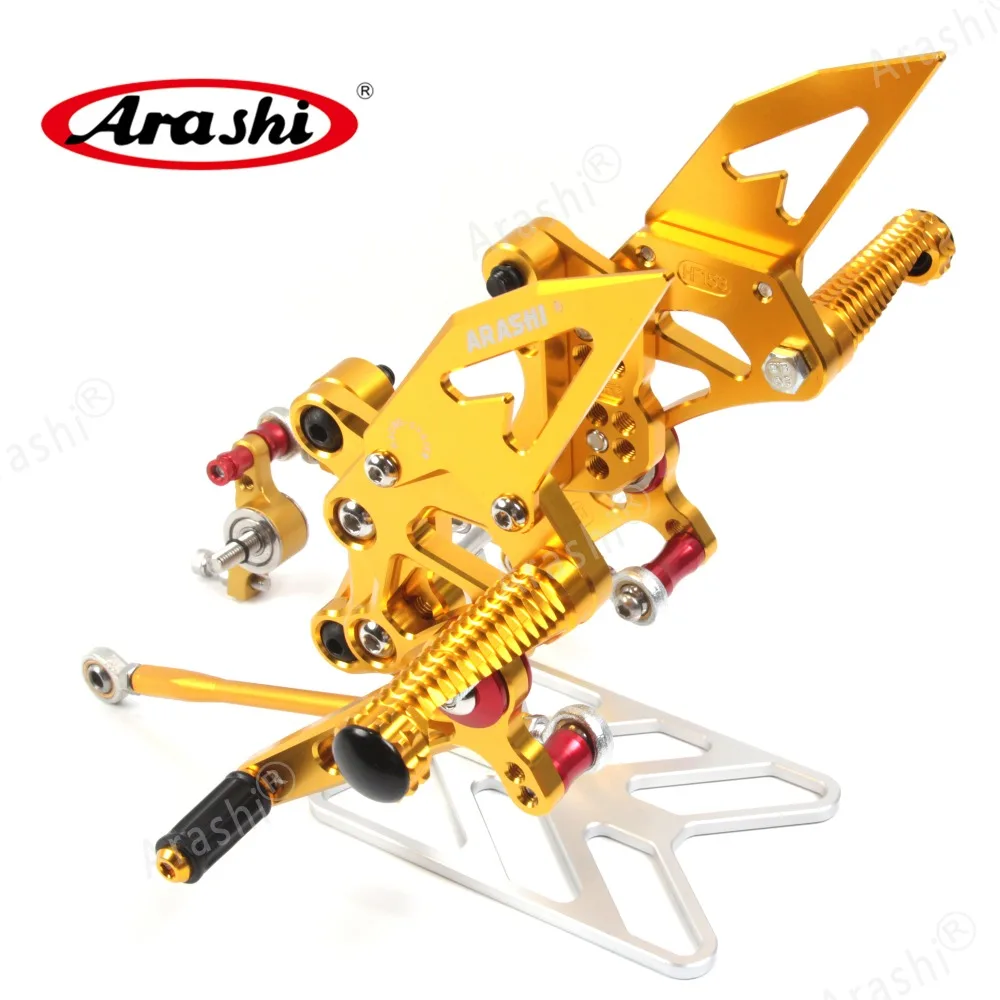 Араши для DUCATI 848 2011-2013 CNC Регулируемые задние комплекты подножки подножка мотоциклиста 848 EVO 2011 2012 2013 1098 1098S
