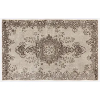

Handmade Beige Vintage English English Area Rug 163x260 Cm-5'4''X8'6''