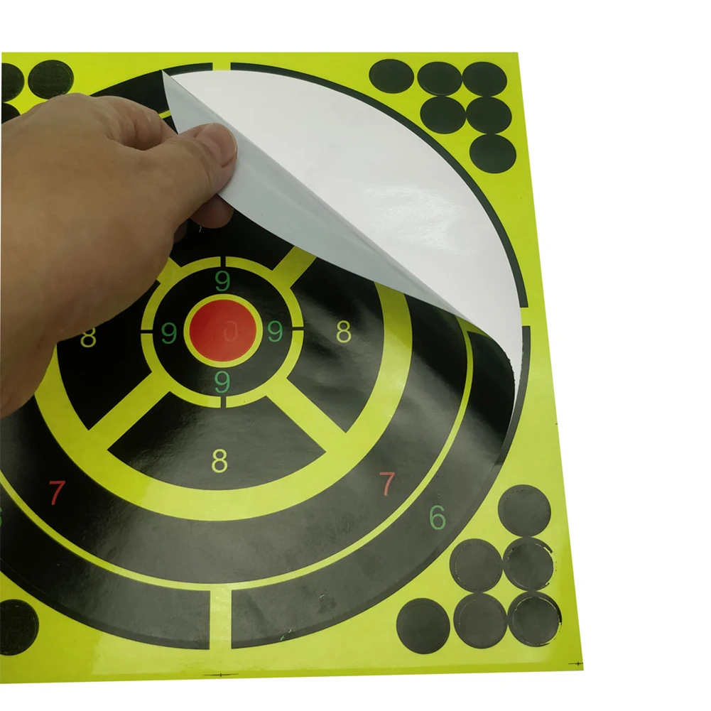 Съемка поставка клейкая мишень для стрельбы реактивная брызга Бумажная Мишень наклейка для высокого давления мишень для охоты