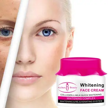 

Beauty Collagen Milk Face Cream Acne Scar Removal Whitening Cream Stretch Skin Marks Care cream For Face Nourishing A2H1