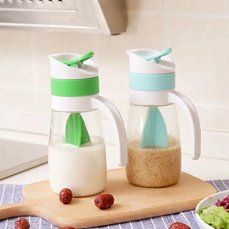 Creative Salad Juice Manual Bottle Fruit Salad Rotating Dressing Mixer Up Stirring Cup Drink Juice Storage Bottle For Picnic