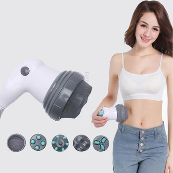 Full Relax Tone Spin Body Massager 3D Electric Full Body Slimming Massager Roller Cellulite Massaging Smarter Device