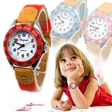 Aliexpress - Newly Cute Boys Girls Quartz Watch Kids Children’s Fabric Strap Student Time Clock Wristwatch Gifts