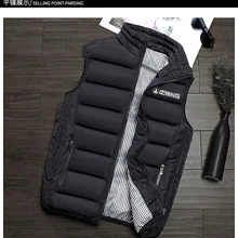 Herbalife Для мужчин без рукавов куртка размера плюс с защитой от ветра Теплый жилет влюбленных жилеты осень-зима жилет Для мужчин Для Мужчин's Повседневное