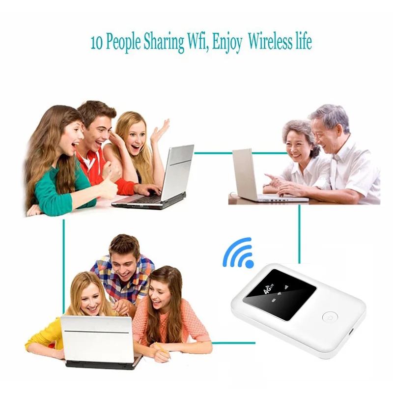 TIANJIE 4G Wi Fi маршрут 3G Lte беспроводной 150 Мбит/с Автомобильный Мобильный Cat 4 Hotspot