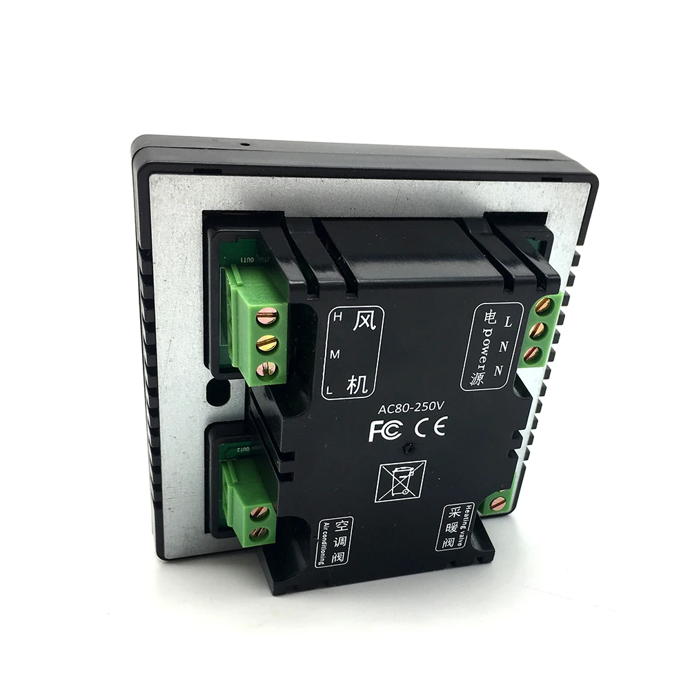120V 220V регулятор температуры катушки вентилятора термостат для центрального кондиционирования воздуха/нагрева воды