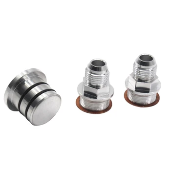 

Rear Block Breather Fitting Plug for B16 B18 Catch Can M28 to 10AN Accessory